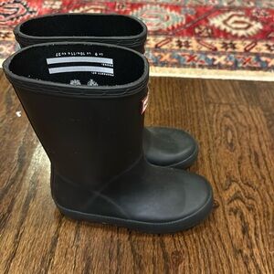 Hunter toddler boots size 10 unisex